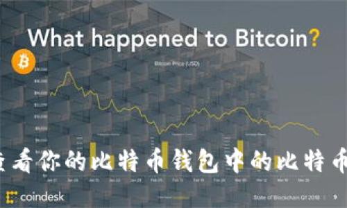 如何查看你的比特币钱包中的比特币数量？